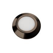 WAC Lighting Surface Mounted Indicator Light 3" Wide 12V 2700K LED Round In-Ground Well Light Bronze / Stainless Steel