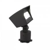 WAC Lighting Wall Wash 6" Tall LED Wall Wash Light with Adjustable Brightness - 12 Volt Black / 2700K