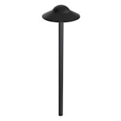 WAC Lighting Single Canopy 12V LED Center Mount Path Light Black