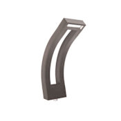 WAC Lighting Slide 15" Tall LED Side Mount Path Light - 12 Volt Bronze / 3000K