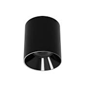 WAC Lighting Zoron 4" Wide 5-CCT LED Round Trimless Flush Mount Outdoor Ceiling Fixture - Flood 45° Beam Spread Black / Black