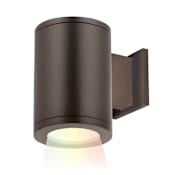 WAC Lighting Tube Architectural ilumenight Single Light 7-1/8" Tall Integrated LED Outdoor Wall Sconce with Spot Beam and App Controlled Color and Brightness Bronze