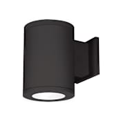WAC Lighting Tube Architectural Single Light 10" Tall LED Outdoor Wall Sconce with 19° Spot Beam Spread and Light Directed Straight Up or Down Black / 2700K / 85CRI