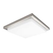 WAC Lighting Metro 18" Wide LED Flush Mount Ceiling Fixture / Wall Light with Acrylic Diffuser Brushed Nickel / 3000K