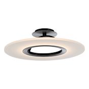 WAC Lighting Elektron 20" Wide LED Semi-Flush Ceiling Fixture / Wall Sconce / Pendant Black
