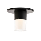 WAC Lighting Twist-N-Lite 5" Wide LED Semi-Flush Ceiling Fixture Black