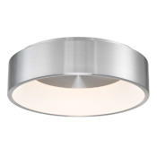 WAC Lighting Corso 18" Wide Integrated LED Semi-Flush Drum Ceiling Fixture Brushed Aluminum