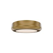 WAC Lighting Parthenon 5" Wide LED Flush Mount Ceiling Fixture / Converts to Wall Sconce Aged Brass