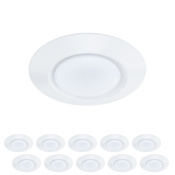 WAC Lighting I Cant Believe Its Not Recessed 8" Wide LED Flush Mount Ceiling Fixture / Converts to Wall Sconce White