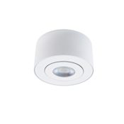 WAC Lighting Peek 5" Wide LED Outdoor Flush Mount Ceiling Fixture Set to 3500K - 277 White