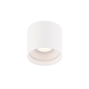 WAC Lighting Downtown 5" Wide LED Outdoor Flush Mount Ceiling Fixture Set to 3500K White