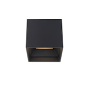 WAC Lighting Downtown 5" Wide LED Outdoor Flush Mount Ceiling Fixture Set to 3000K Black