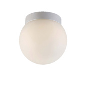 WAC Lighting Niveous 6" Wide LED Outdoor Flush Mount Ceiling Fixture White