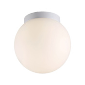 WAC Lighting Niveous 9" Wide LED Outdoor Flush Mount Ceiling Fixture White