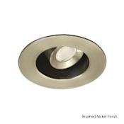 WAC Lighting 2.75" Wide 2700K High Output LED Under Cabinet Puck Light Brushed Nickel