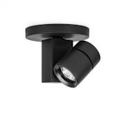 WAC Lighting Exterminator II Single Light 4 Inch Tall LED Monopoint Narrow Beam Accent Light with 20° Beam Angle Black / 2700K / 85CRI