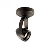 WAC Lighting Impulse Single Light 7 Inch Tall 14 Watt LED Monopoint Flood Beam Accent Light with 40° Beam Angle Dark Bronze / 2700K / 85CRI