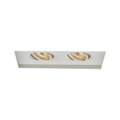 WAC Lighting WAC 10" Adjustable Square Multi Light Recessed Trim White