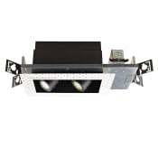 WAC Lighting Precision Multiples LED IC Rated New Construction Housing for 4" Trims with 20° Spot Beam Spread and ELV Dimming Black / 2700