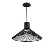 WAC Lighting Cappe 21" Wide LED Pendant - 4000K Black