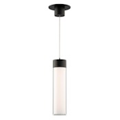 WAC Lighting Twist-N-Lite 3" Wide LED Mini Pendant Black
