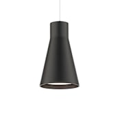 WAC Lighting Twist-N-Lite 5" Wide LED Mini Pendant Black