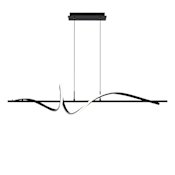 WAC Lighting Corkscrew 44" Wide LED Abstract Linear Pendant - 4000K Black