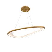 WAC Lighting Oyster 33" Wide LED Pendant Aged Brass