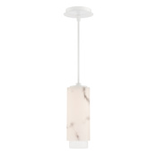WAC Lighting Aragon 5" Wide LED Mini Pendant White