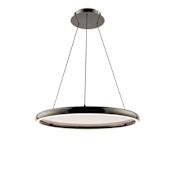 WAC Lighting Huxley 24" Wide LED Pendant Black Chrome