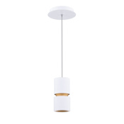 WAC Lighting Pedistal 4" Wide LED Mini Pendant White