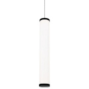 WAC Lighting Flare 13" Tall LED Mini Pendant Black
