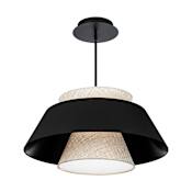 WAC Lighting Rockabilly 26" Wide LED Pendant Black