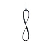 WAC Lighting Marise 4" Wide LED Abstract Mini Pendant Black