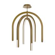 WAC Lighting Helmet 30" Wide LED Pendant Aged Brass