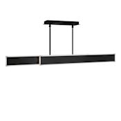 WAC Lighting Bastone 50" Wide LED Linear Pendant Black