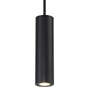 WAC Lighting Caliber 3" Wide LED Outdoor Mini Pendant Black