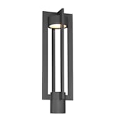 WAC Lighting Chamber 20" Tall Integrated LED Outdoor Post Light - 3000K Black