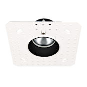 WAC Lighting Aether 2" Round Invisible Trim with LED Light Engine and 24° Narrow Beam Spread Black / 3500K / 85CRI