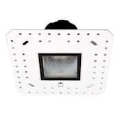 WAC Lighting Aether 2" Square Wall Wash Invisible Trim with LED Light Engine Black / 3000K / 90CRI