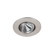 WAC Lighting Oculux 2" LED Adjustable Recessed Trim with New Construction / Remodel Convertible Housing and Spot Beam Spread Brushed Nickel / 2700K