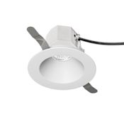 WAC Lighting Aether Color Changing 3-1/2" LED IC Rated Reflector Trim and New Construction Housing with Flood Beam Spread White