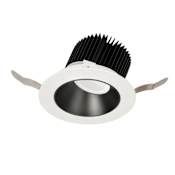 WAC Lighting Aether Color Changing 3-1/2" LED Wall Wash Trim and New Construction Housing Black White