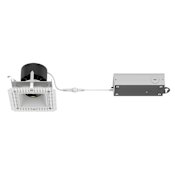 WAC Lighting Kenric 3-1/2" Integrated LED Open Recessed Trim and Remodel Housing- IC Rated and Airtight White