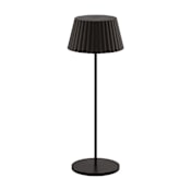 WAC Lighting Pleat 15" Tall LED Buffet Table Lamp Black