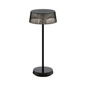 WAC Lighting Crystal 15" Tall LED Buffet Table Lamp Black