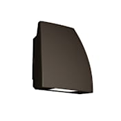 WAC Lighting Endurance Fin 8" Tall High Output LED Outdoor Wallpack - 27 Watts Architectural Bronze / 3000K