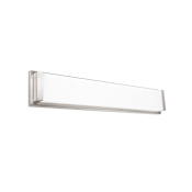 WAC Lighting Metro 27" Wide LED Bath Bar with an Acrylic Diffuser Brushed Nickel / 3000K