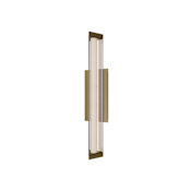 WAC Lighting Boulevard 3" Wide LED Bath Bar Aged Brass