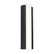 WAC Lighting Fiction 20" Tall LED Outdoor Wall Sconce Black